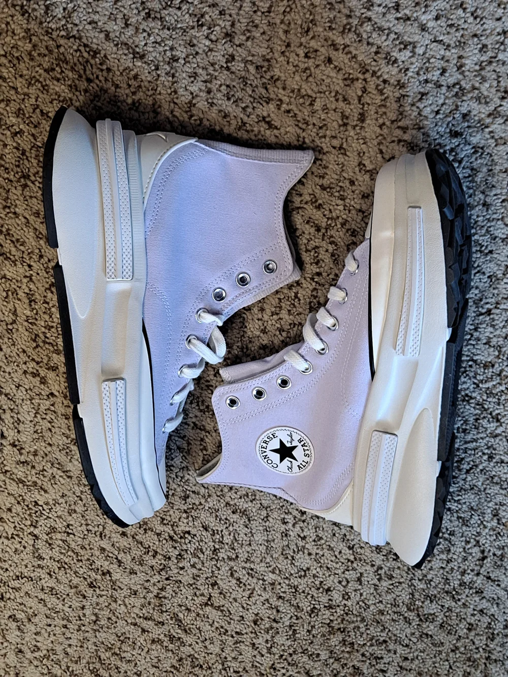 Converse Run Star Legacy Vapor Violet Chunky Platform Sneakers Women Size 10 - Picture 3 of 7